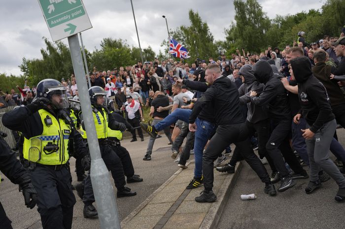 England Riots Erupt Over Immigration Flood