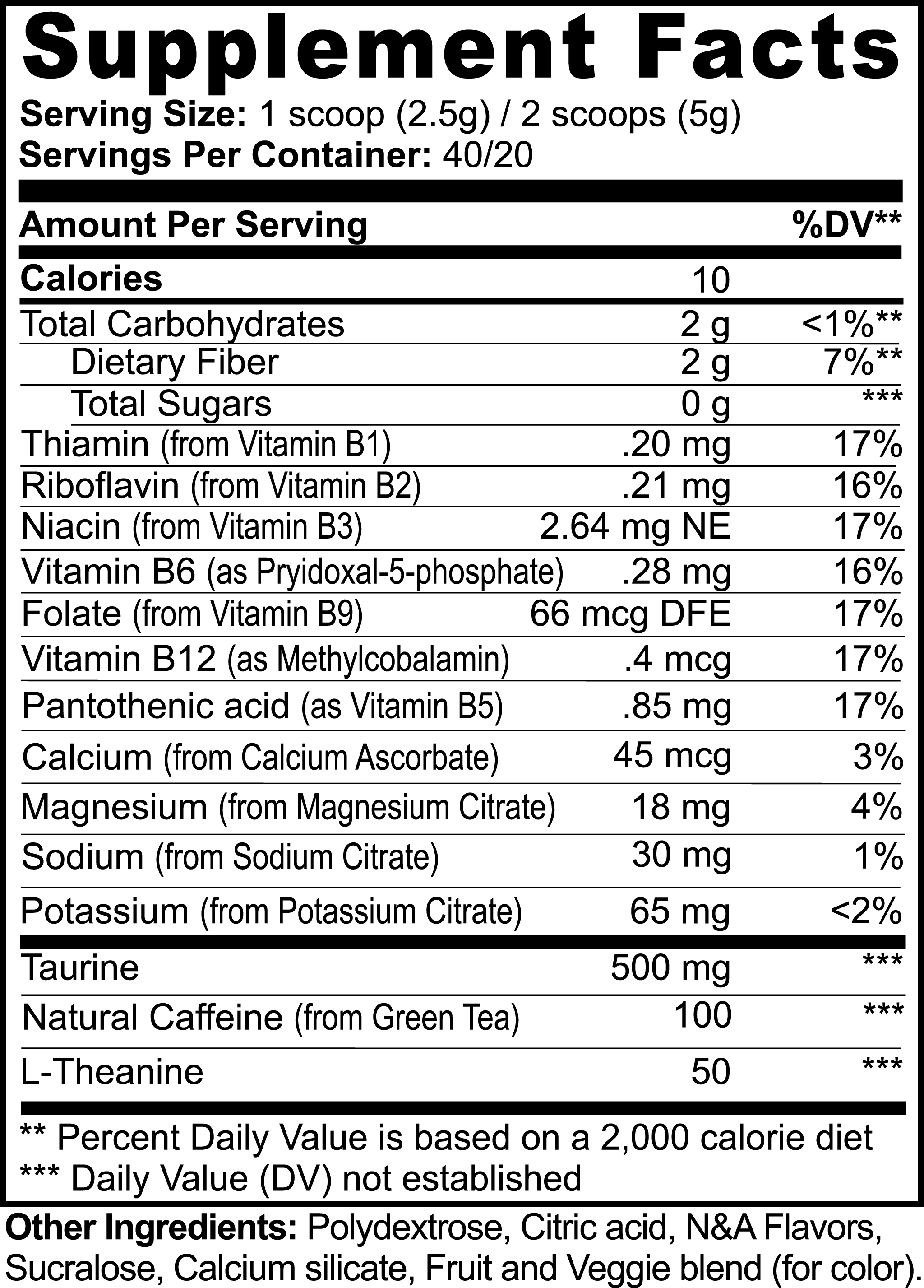 Constitutes - Melon Pre-Workout 3.5 oz. Supplement Label. 40 Servings of Balanced Boost, Sugar-Free Formulation, To Sustain Energy & Focus.