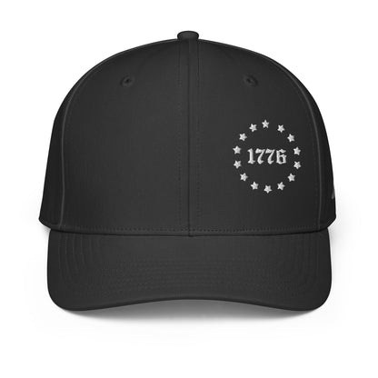 Constitutes - 1776 Political Cap. Jet Black. Sic Semper Tyrannis.