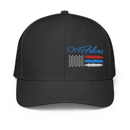 Constitutes - OnlyFelons Political Cap. Jet Black. Convicted Felon. OutLaw. Anti-Establishment.