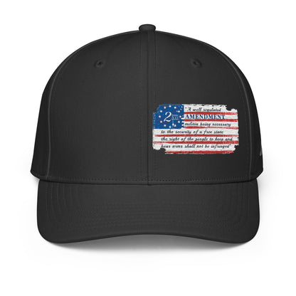 Constitutes - 2A Flag Political Cap. Jet Black. Shall Not Be Infringed.