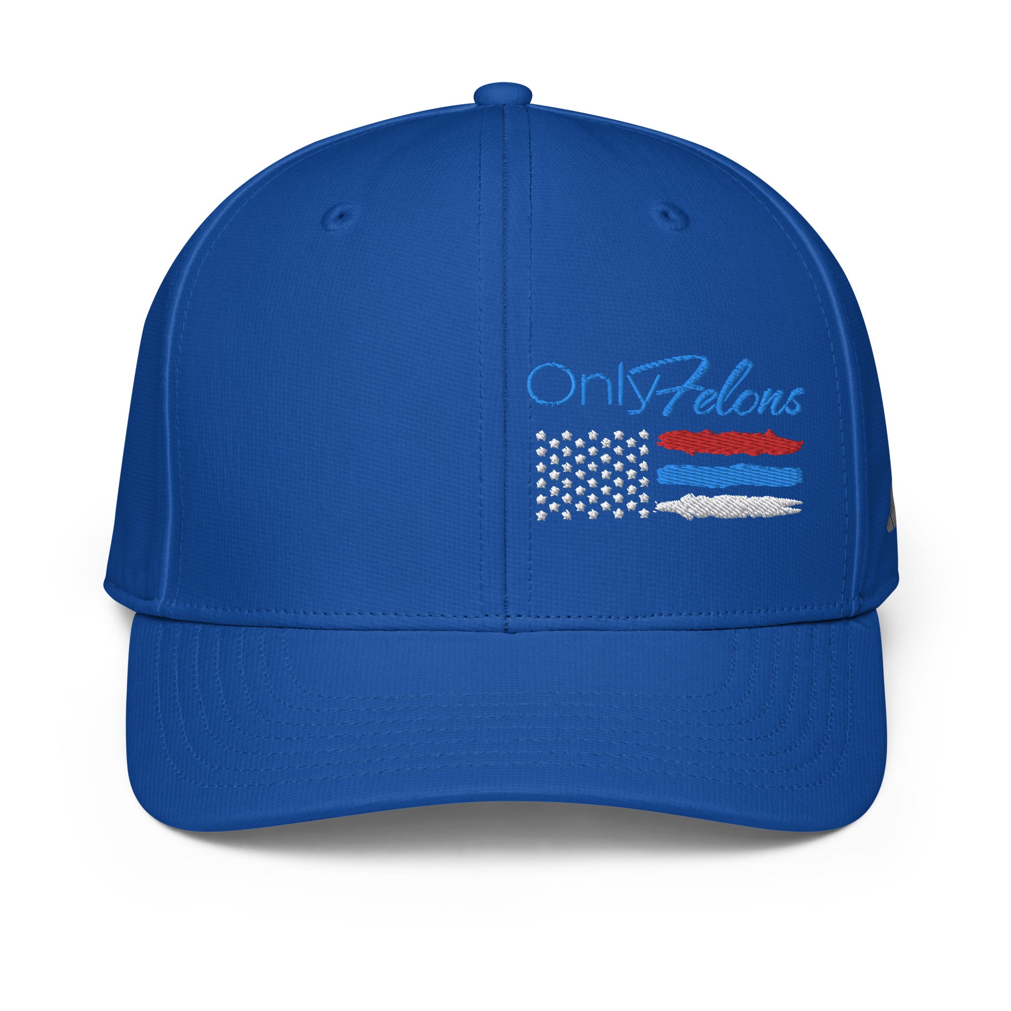 Constitutes - OnlyFelons Political Cap. Royal Blue. Convicted Felon. OutLaw. Anti-Establishment.