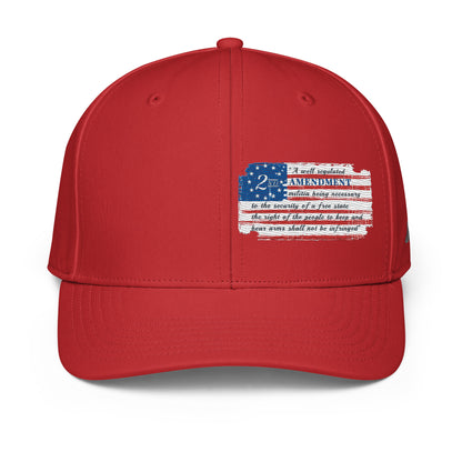 Constitutes - 2A Flag Political Cap. MAGA Red. Shall Not Be Infringed.