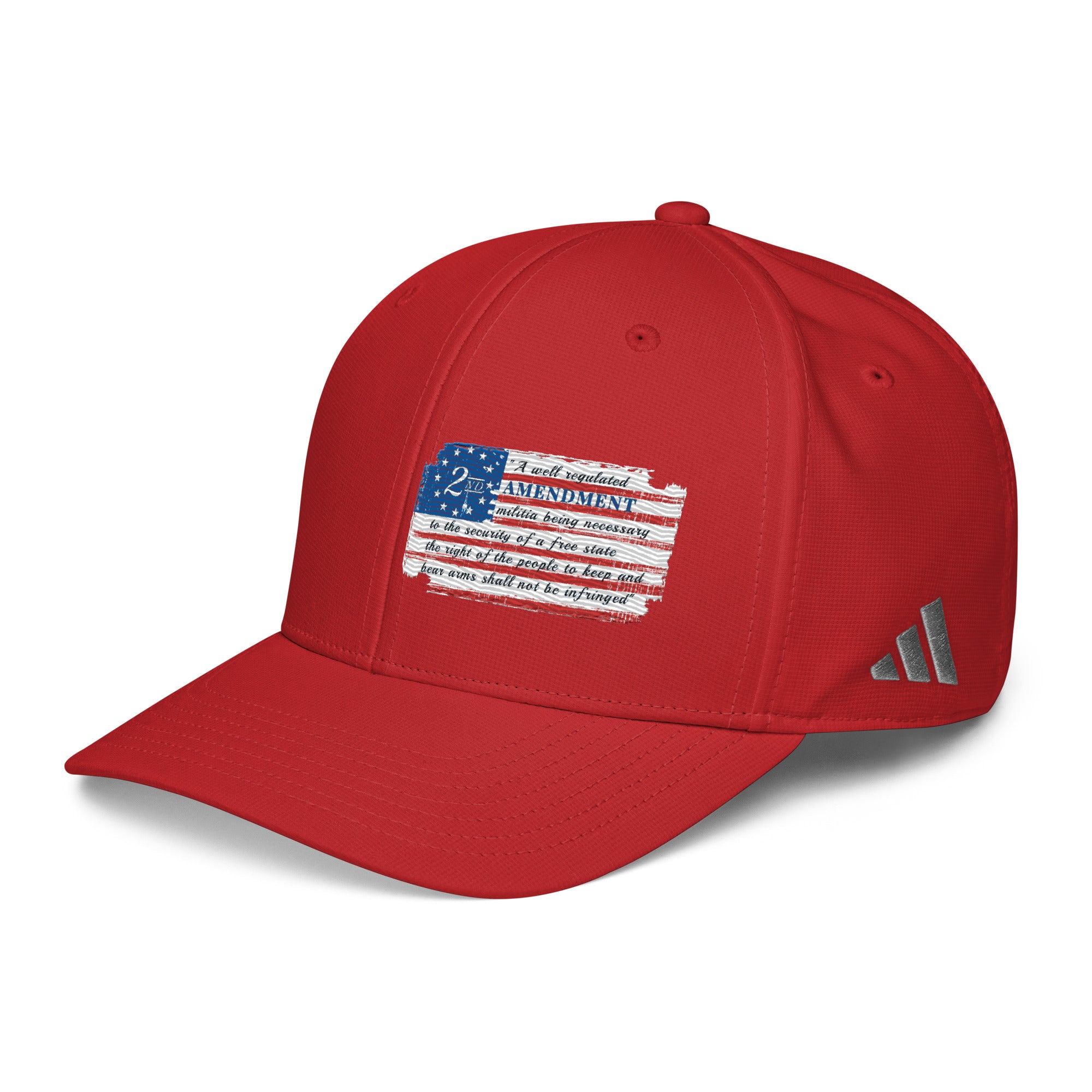 Constitutes - 2A Flag Political Cap. MAGA Red. Shall Not Be Infringed.