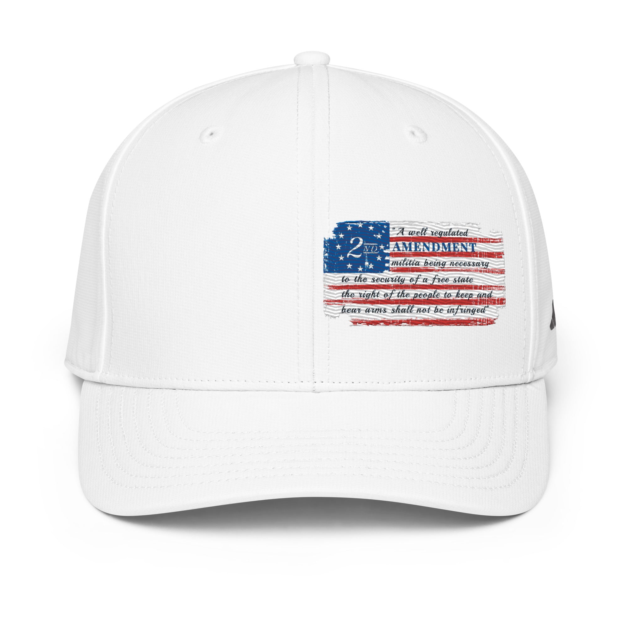 Constitutes - 2A Flag Political Cap. White. Shall Not Be Infringed.