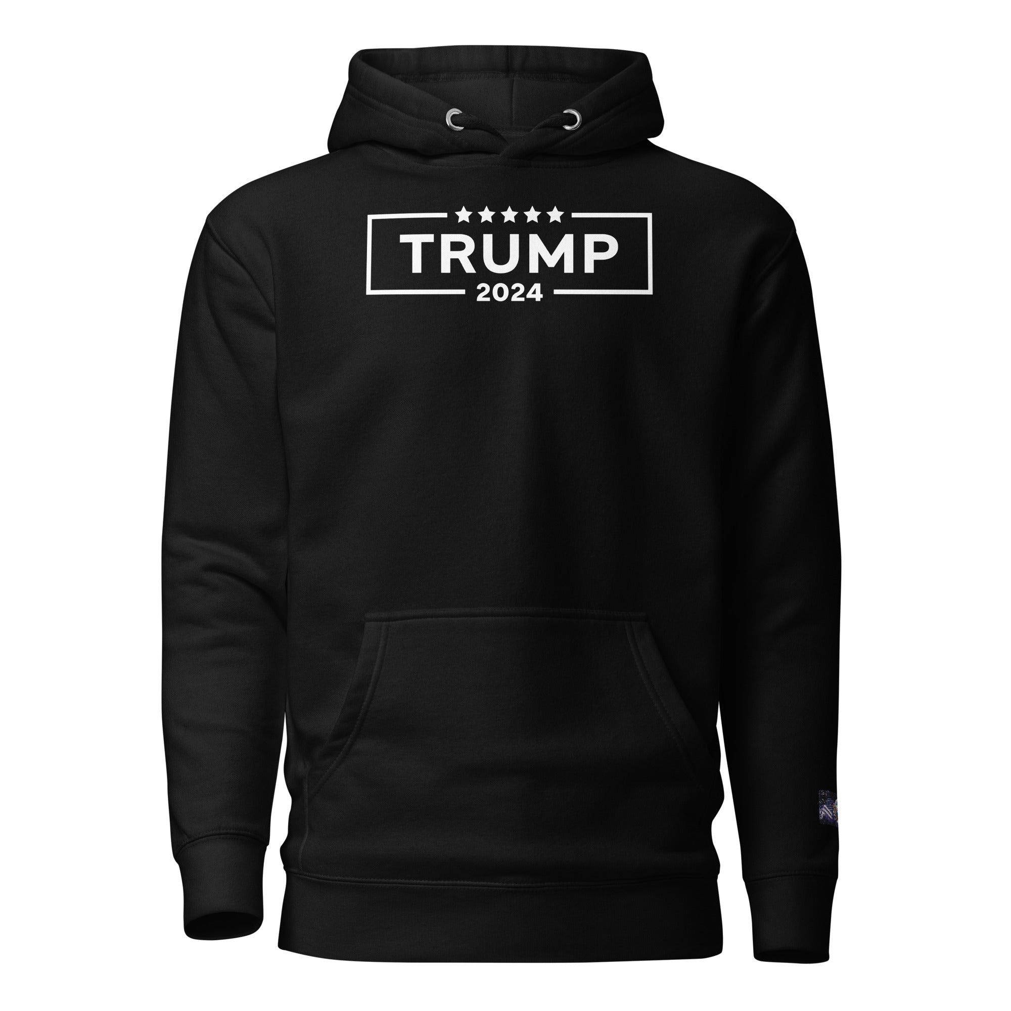 Constitutes - 2024 Trump Political Hoodie. Jet Black. Convicted Felon. OutLaw. Anti-Establishment.