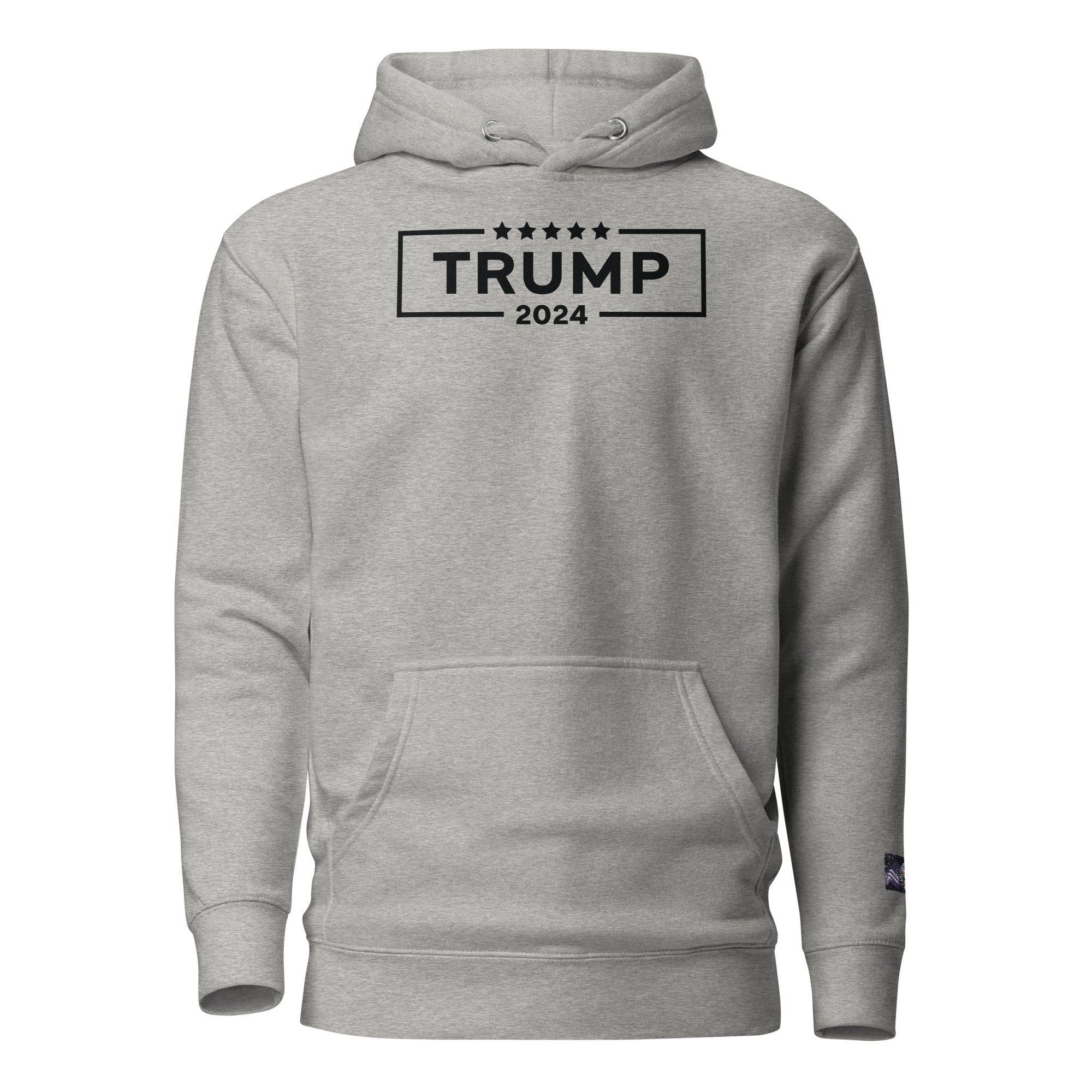 Constitutes - 2024 Trump Political Hoodie. Sterling Gray. Convicted Felon. OutLaw. Anti-Establishment.