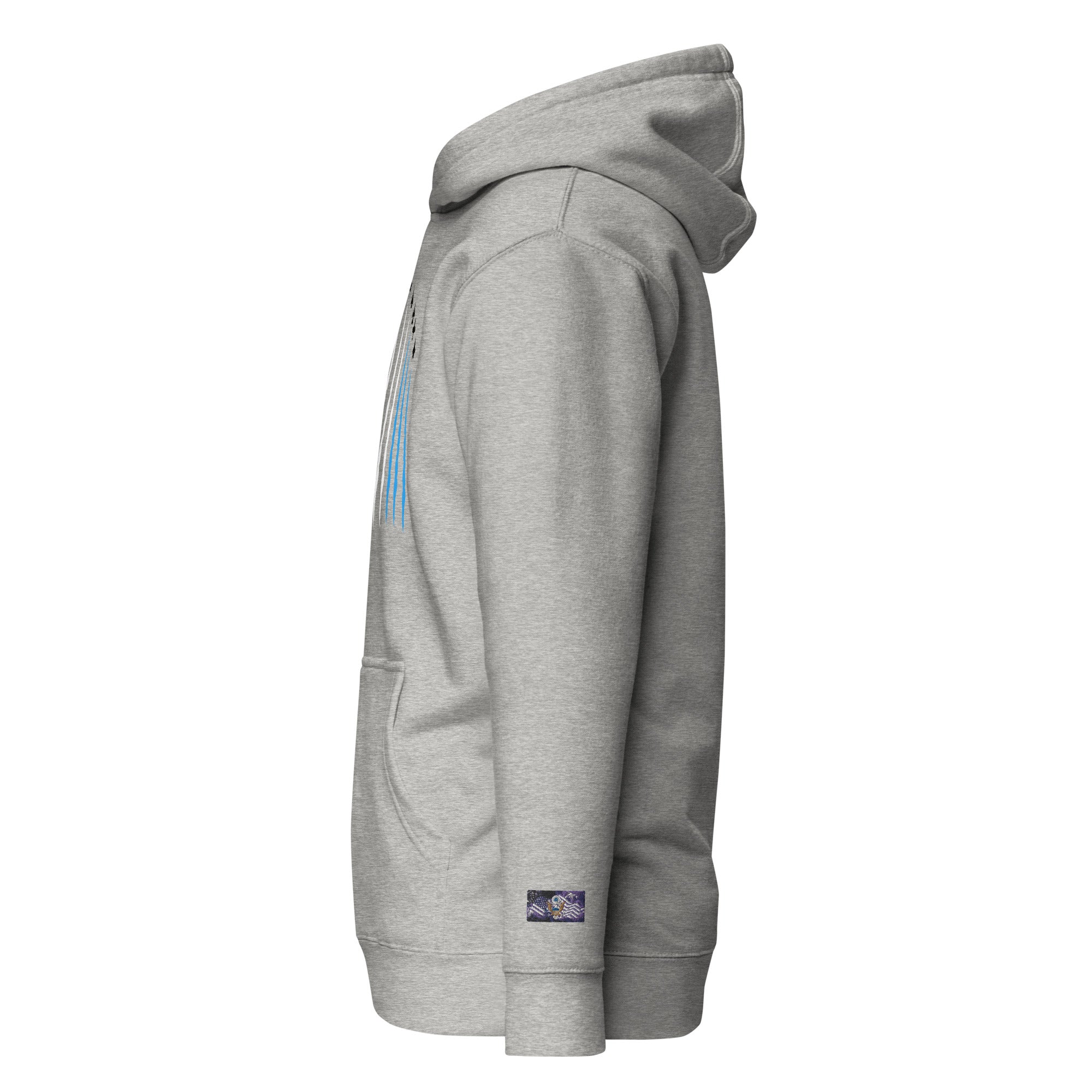 Constitutes - Air Force Political Hoodie. Sterling Gray. Air Superiority. Team Superiority. Moral Superiority.