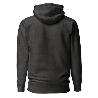 Constitutes - Size Matters Political Hoodie. Charcoal. The Bigger, The Better.