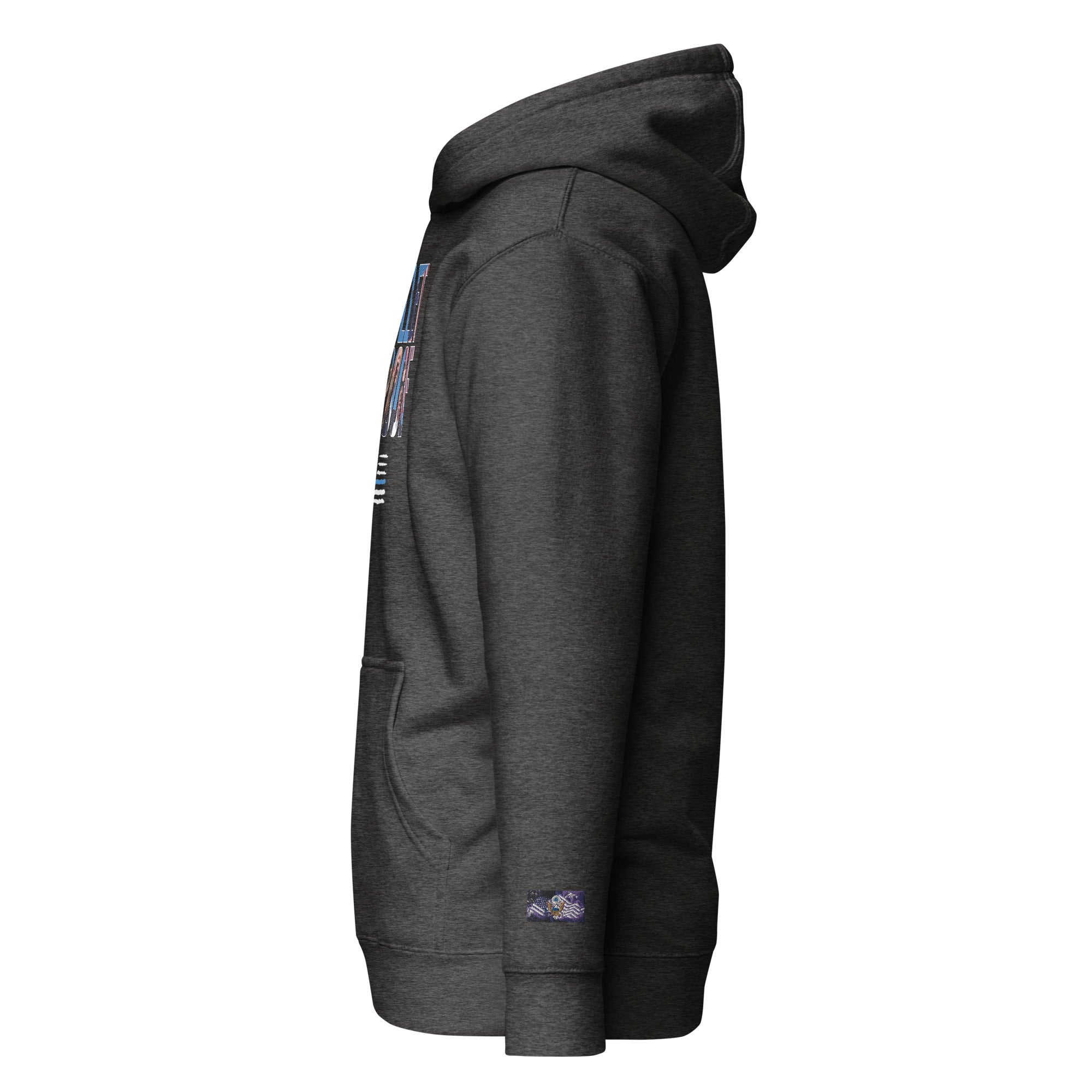 Constitutes - Bullet Proof Political Hoodie. Charcoal. Unstoppable. Invincible. Divine Intervention.