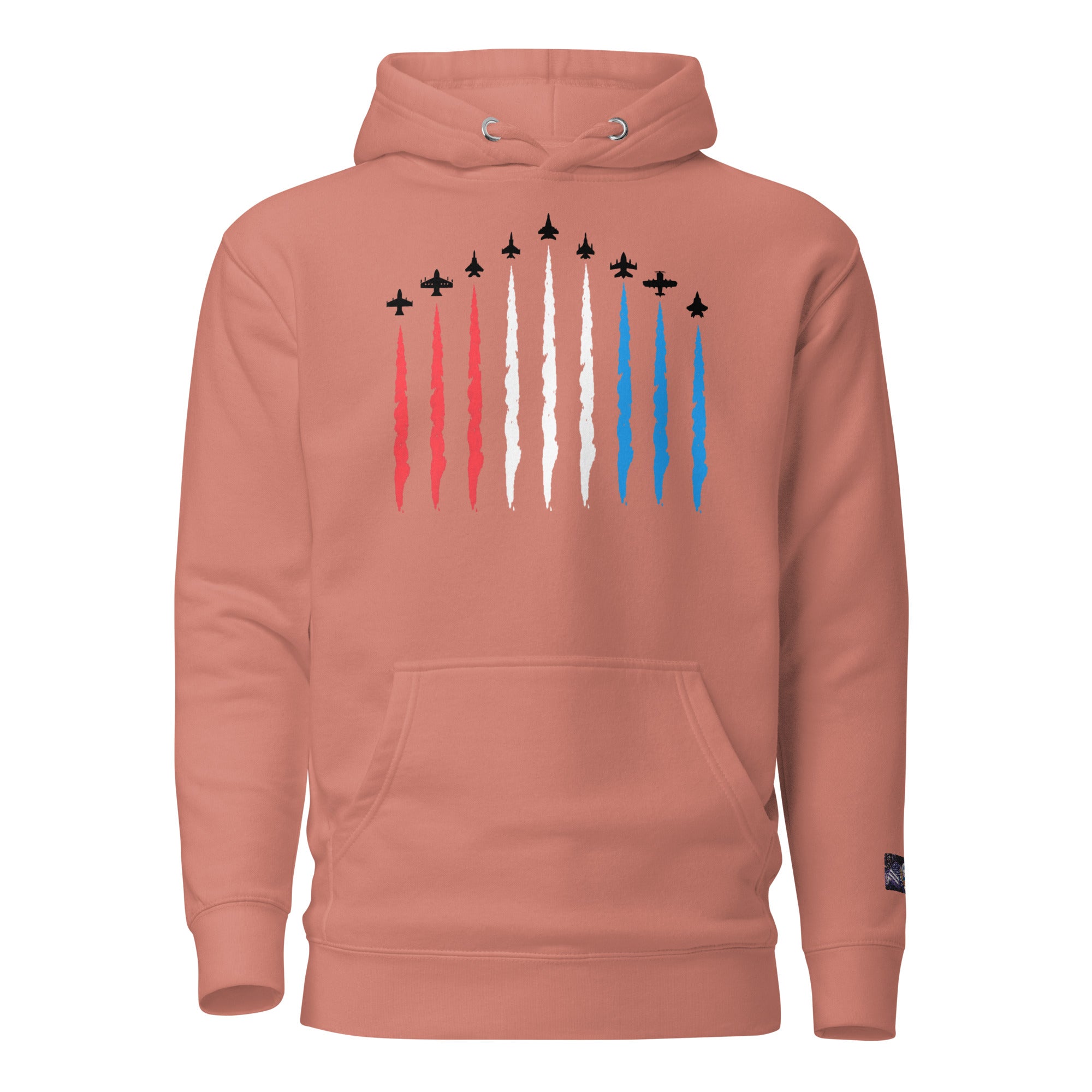 Constitutes - Air Force Political Hoodie. Rust. Air Superiority. Team Superiority. Moral Superiority.