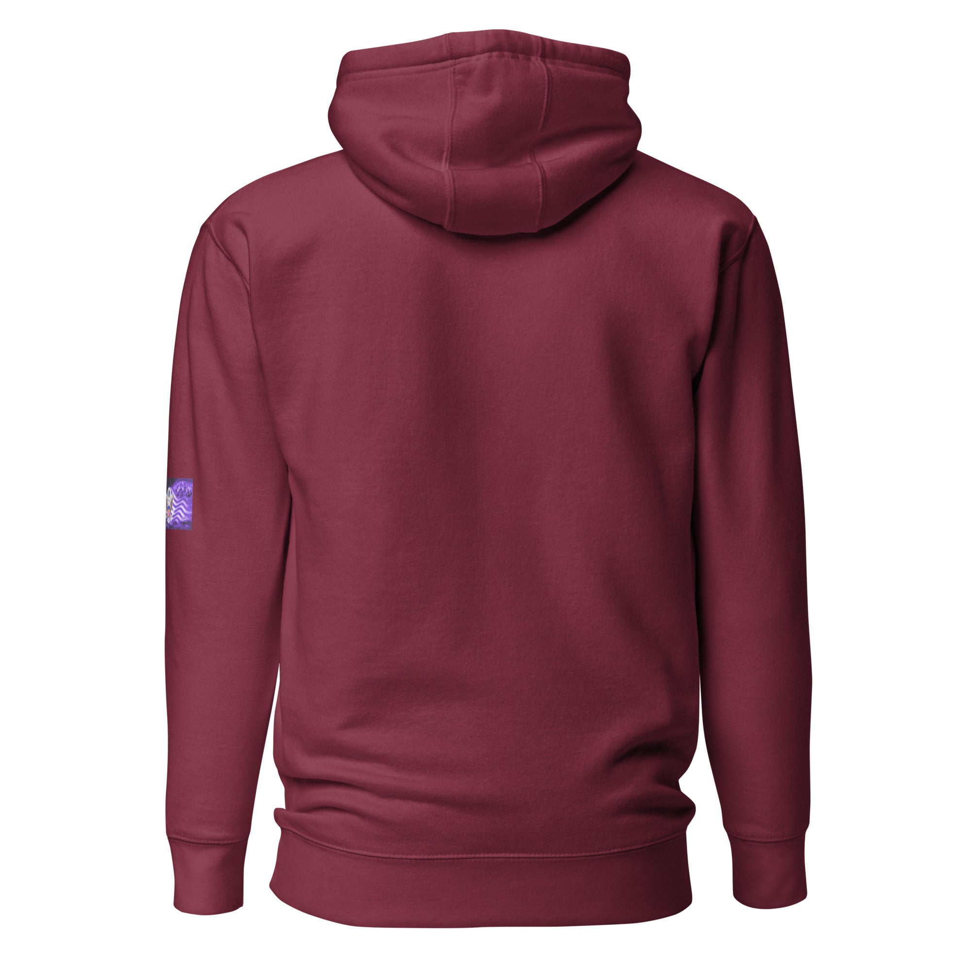 Constitutes - Make Peace Not War Political Hoodie. Maroon. Through Diplomacy, Peace can be achieved.