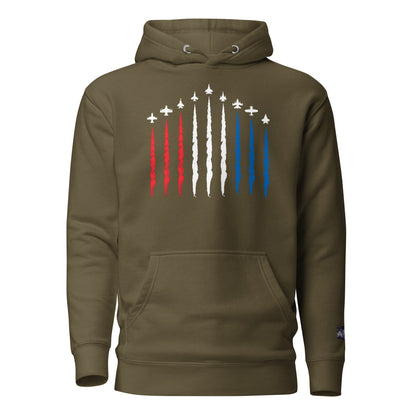 Constitutes - Air Force Political Hoodie. Military Green. Air Superiority. Team Superiority. Moral Superiority.