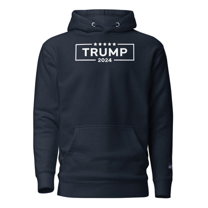 Constitutes - 2024 Trump Political Hoodie. Midnight Navy. Convicted Felon. OutLaw. Anti-Establishment.