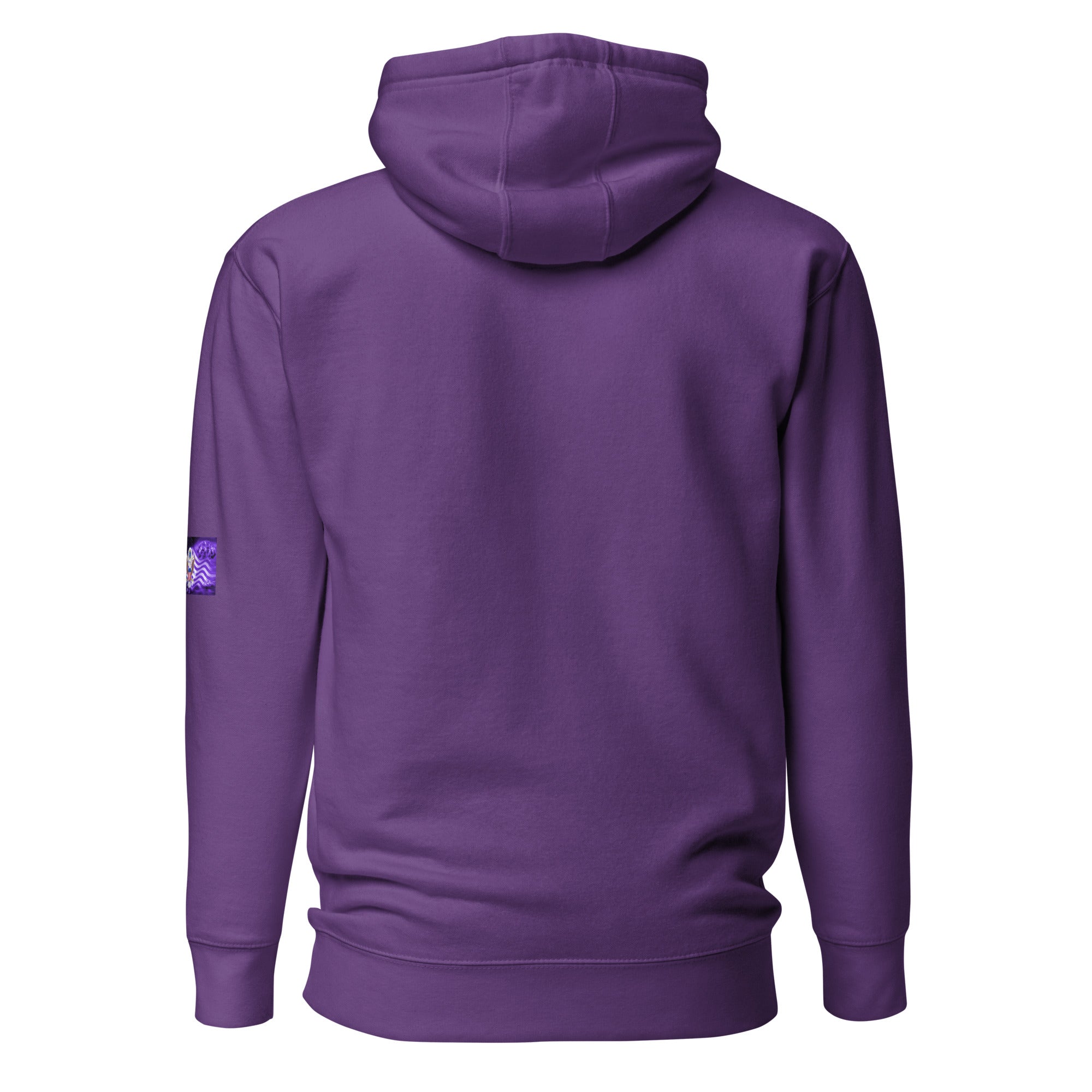 Constitutes - Make Peace Not War Political Hoodie. Purple. Through Diplomacy, Peace can be achieved.