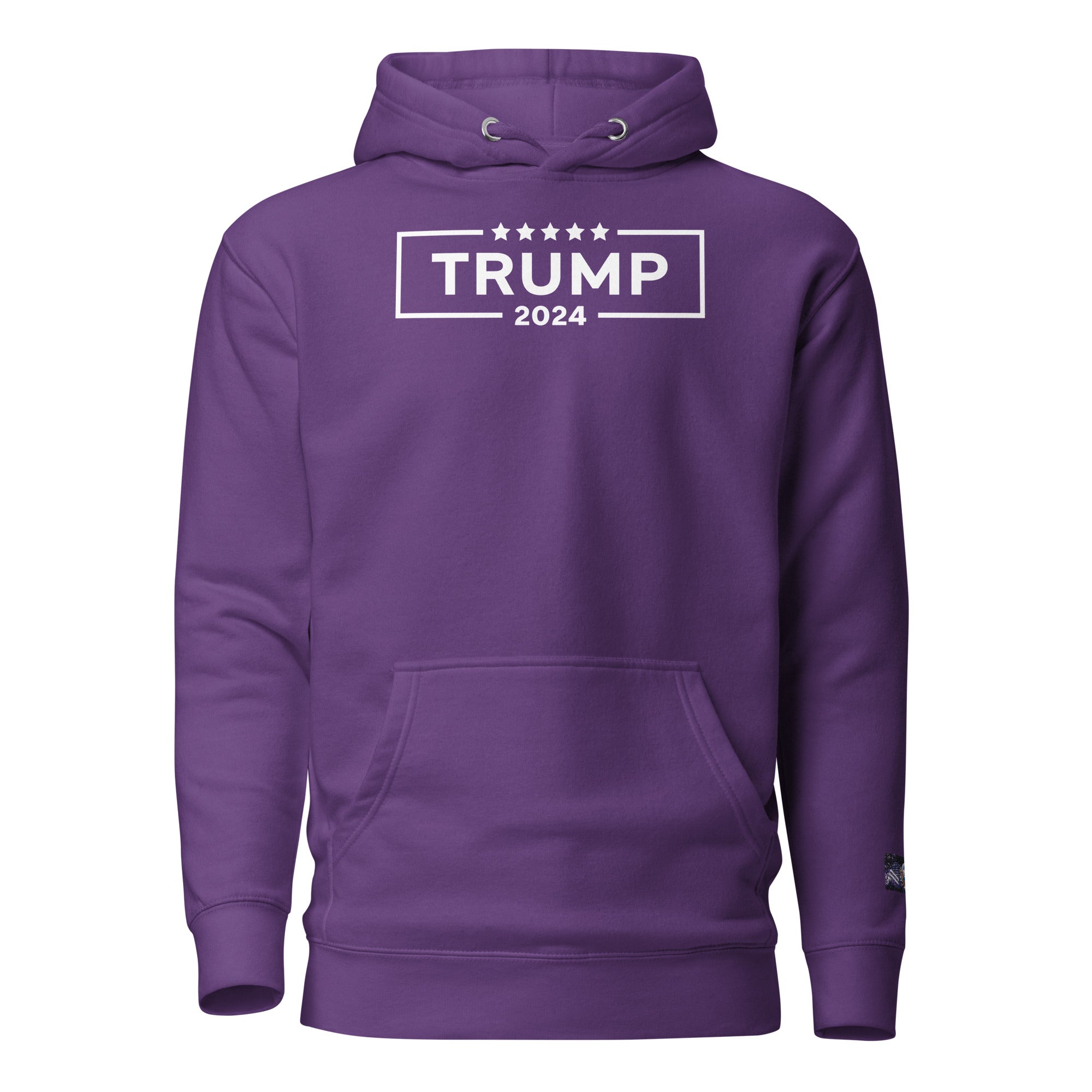 Constitutes - 2024 Trump Political Hoodie. Purple. Convicted Felon. OutLaw. Anti-Establishment.