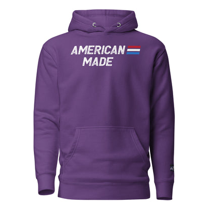 Constitutes - American Made Political Hoodie. Purple. Built Tough. Built to Last. Built with Honor.