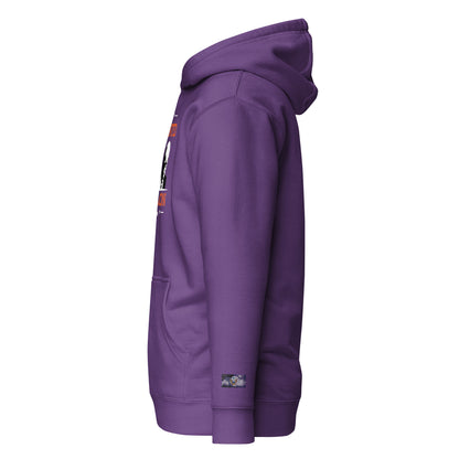 Constitutes - Wanted Felon Political Hoodie. Purple. Convicted Felon. OutLaw. Anti-Establishment.