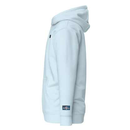 Constitutes - We The People Micro Political Hoodie. Sky Blue. Individual Rights. Law & Order. Meritocracy.