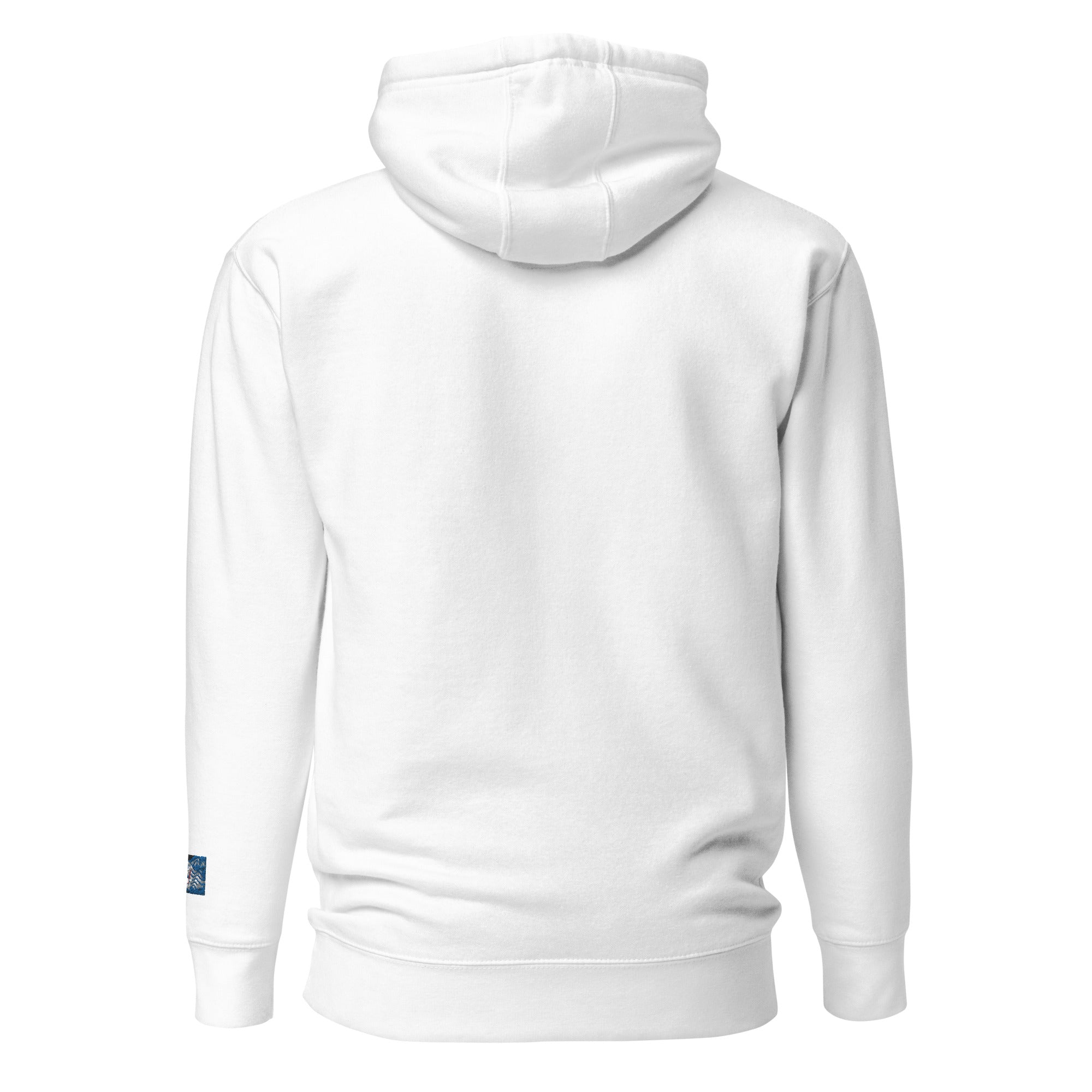 Constitutes - We The People Micro Political Hoodie. White. Individual Rights. Law & Order. Meritocracy.