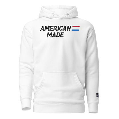 Constitutes - American Made Political Hoodie. White. Built Tough. Built to Last. Built with Honor.