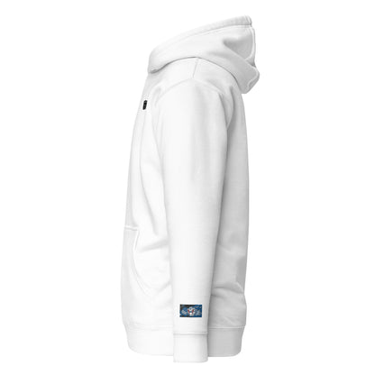 Constitutes - We The People Micro Political Hoodie. White. Individual Rights. Law & Order. Meritocracy.