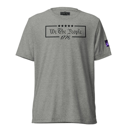 Constitutes - We The People Political Shirt. Sterling Gray. Individual Rights. Law & Order. Meritocracy.