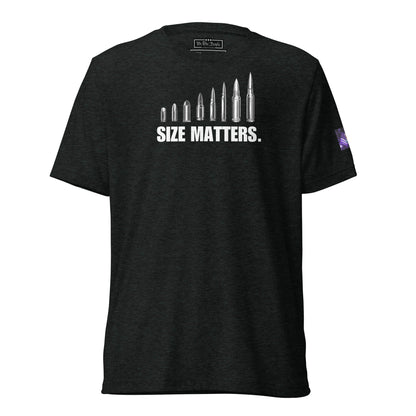 Constitutes - Size Matters Political Shirt. Charcoal. The Bigger, The Better.