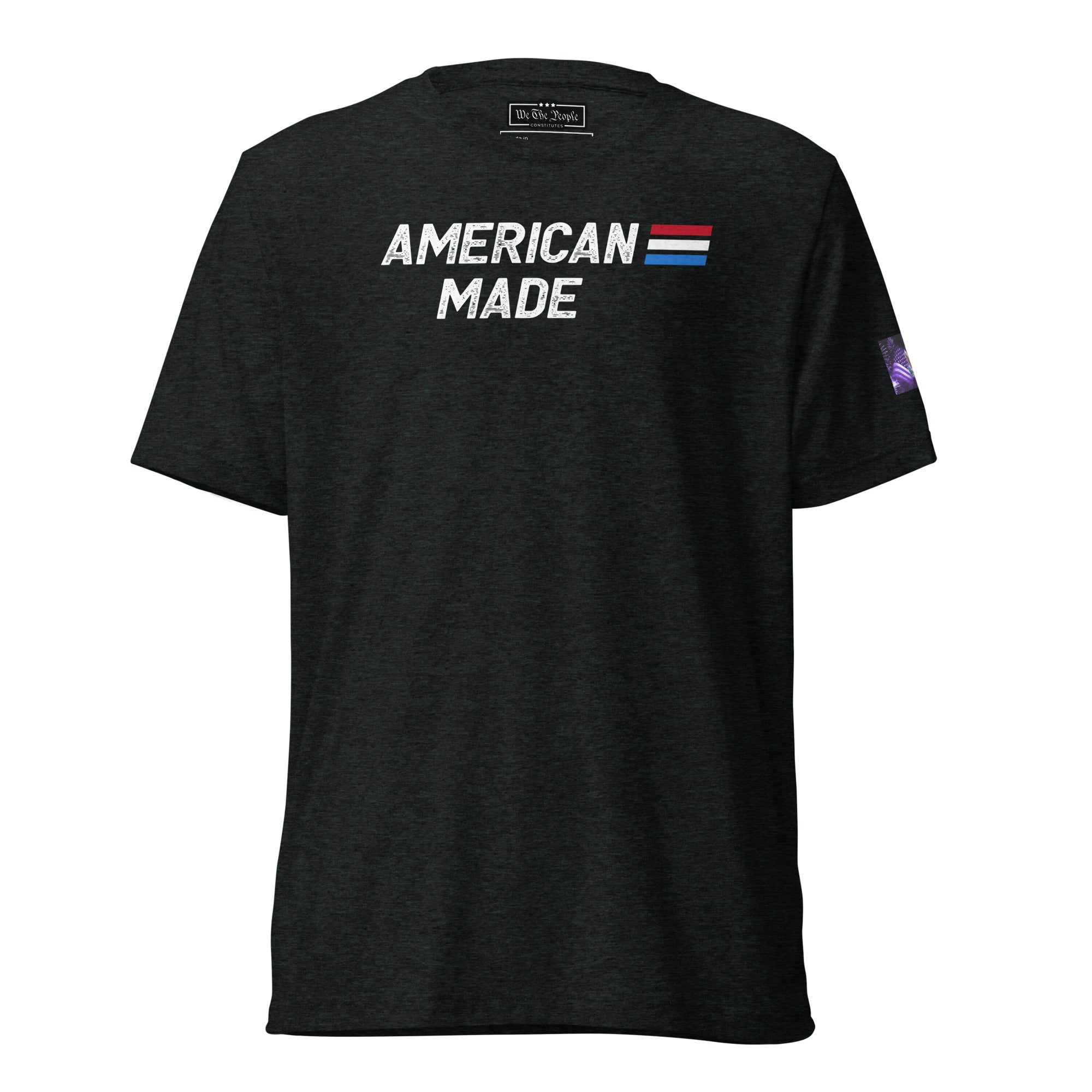 Constitutes - American Made Political Shirt. Charcoal. Built Tough. Built to Last. Built with Honor.