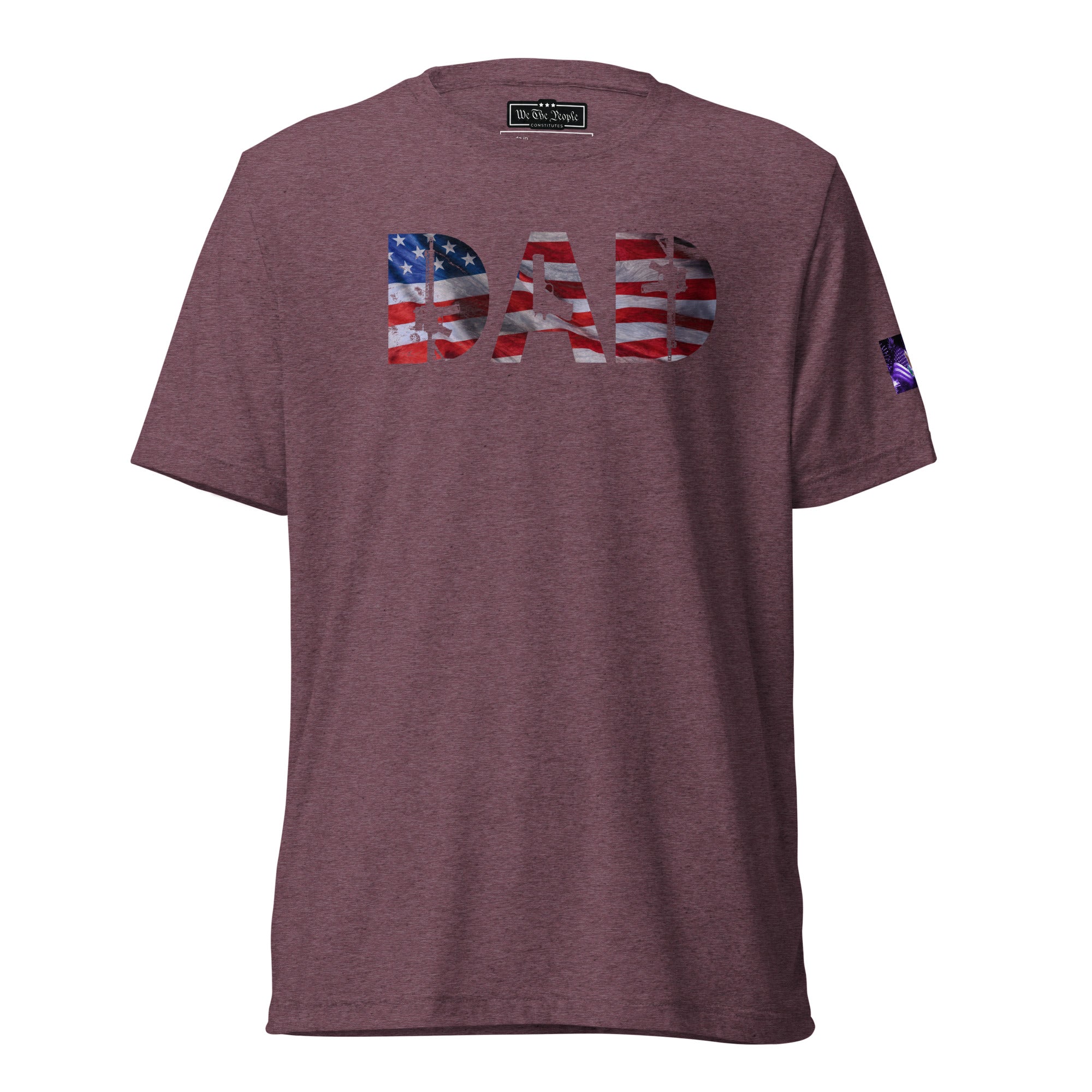 Constitutes - American Dad Political Shirt. Maroon. Duty. Obligation. Authority.