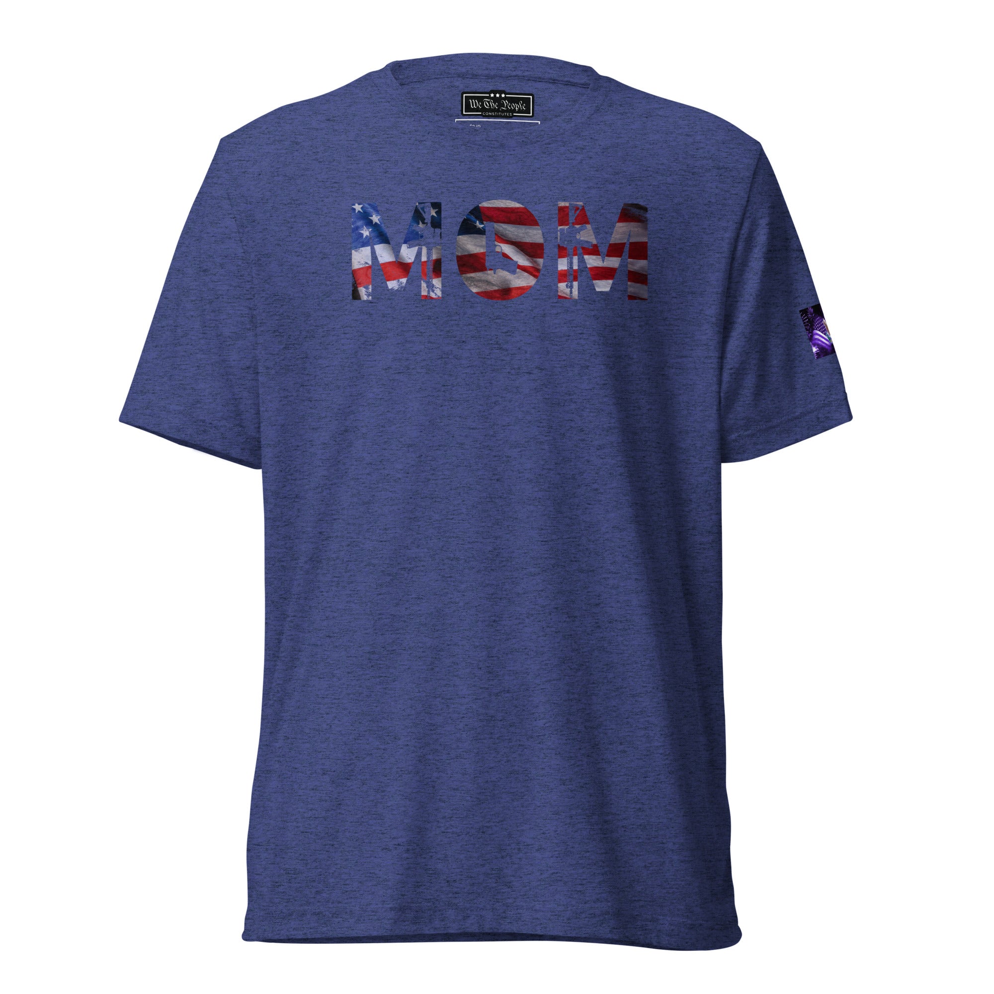 Constitutes - American Mom Political Shirt. Midnight Navy. Bold. Feminine. Traditional.