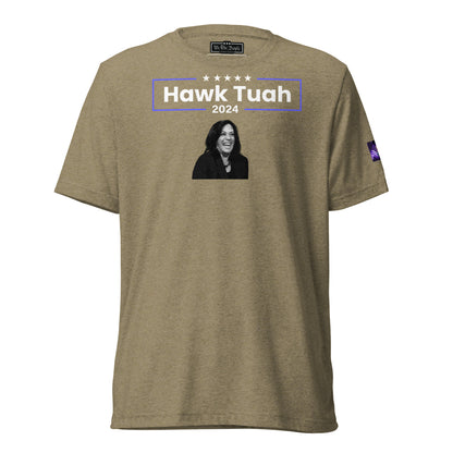 Constitutes - Hawk Tuah. Olive Political Shirt. Spit On That Thang. 