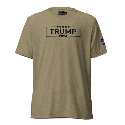 Constitutes - Trump 2024 Political Shirt. Olive. Convicted Felon. OutLaw. Anti-Establishment.