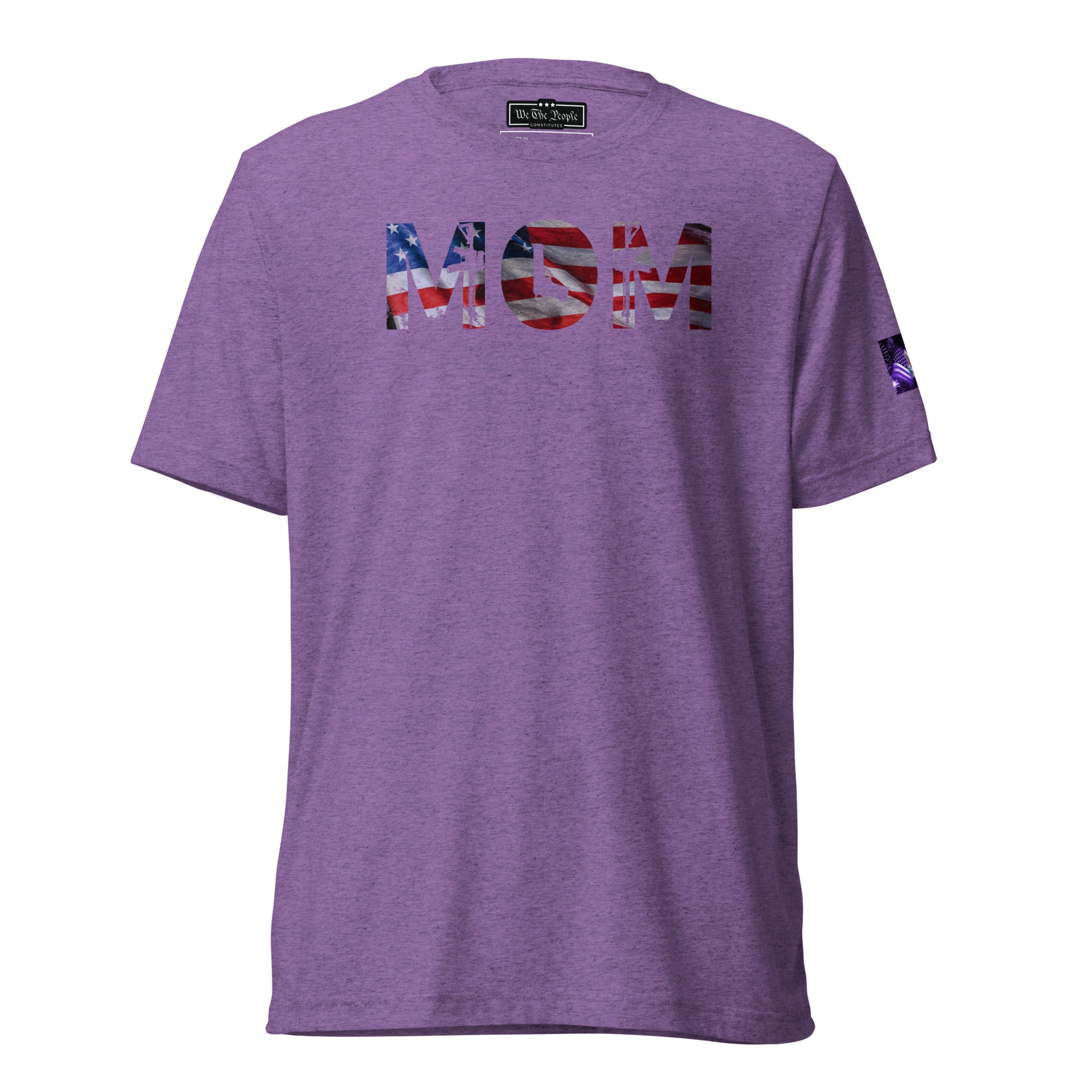 Constitutes - American Mom Political Shirt. Orchid. Bold. Feminine. Traditional.