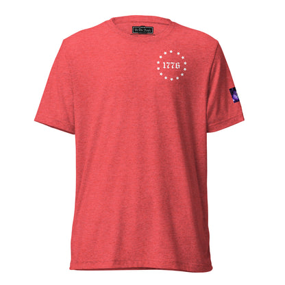 Constitutes - 1776 Political Shirt. MAGA Red. Sic Semper Tyrannis.