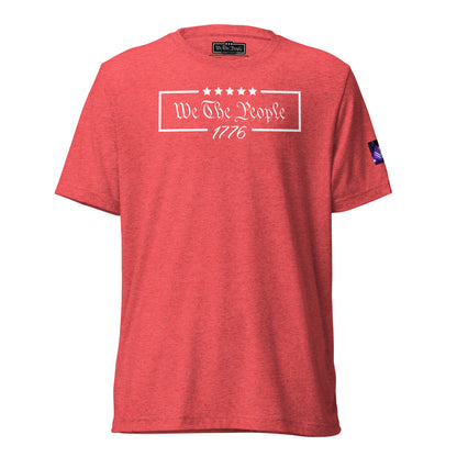 Constitutes - We The People Political Shirt. MAGA Red. Individual Rights. Law & Order. Meritocracy.