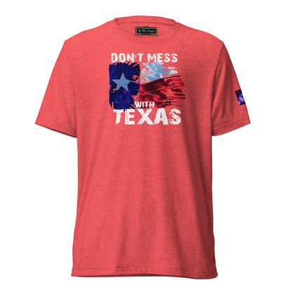 Constitutes - Don't Mess With Texas Political Shirt. MAGA Red. Lone Star State. Texas Proud. Remember The Alamo.