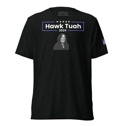 Constitutes - Hawk Tuah. Jet Black Political Shirt. Spit On That Thang. 