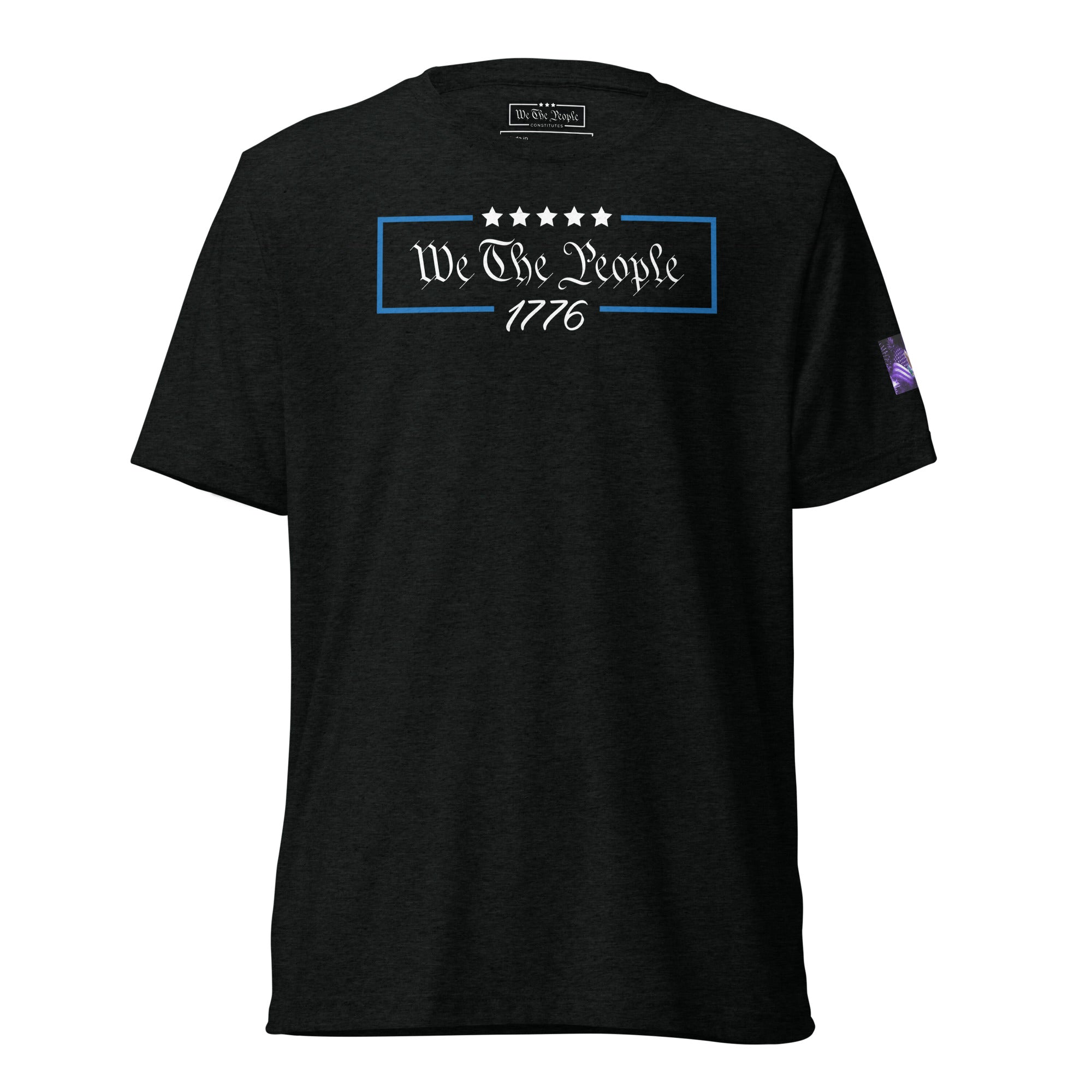 Constitutes - We The People Political Shirt. Jet Black. Individual Rights. Law & Order. Meritocracy.