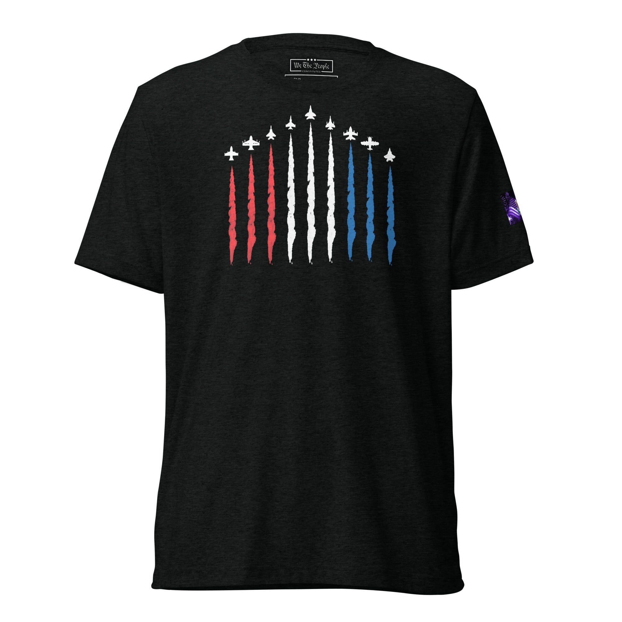 Constitutes - Air Force Political Shirt. Jet Black. Air Superiority. Team Superiority. Moral Superiority.