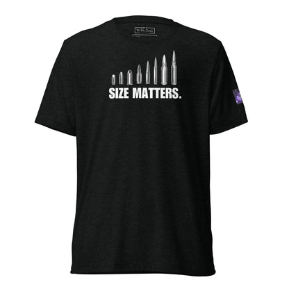 Constitutes - Size Matters Political Shirt. Jet Black. The Bigger, The Better.