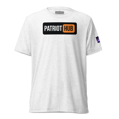 Constitutes - Patriot Hub Political Shirt. White. Censor-Free. Disinformation-Free. Mandate-Free.