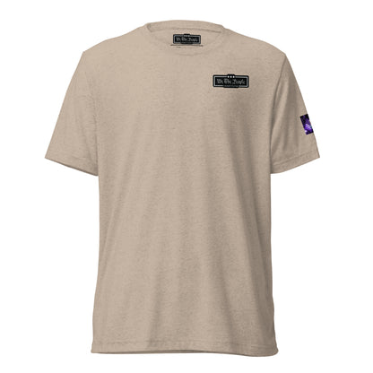 Constitutes - We The People Micro Political Shirt. Khaki. Individual Rights. Law & Order. Meritocracy.