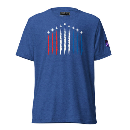 Constitutes - Air Force Political Shirt. Royal Blue. Air Superiority. Team Superiority. Moral Superiority.